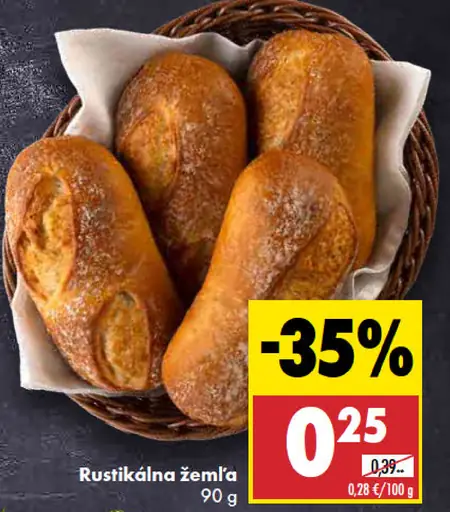 Rustikálna žemľa