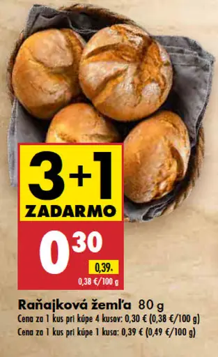 Raňajková žemľa