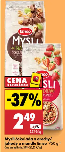 Emco Mysli chrumkavé čokoláda a orechy