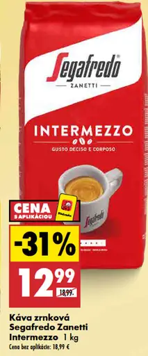 Segafredo Zanetti Káva zrnková Intermezzo