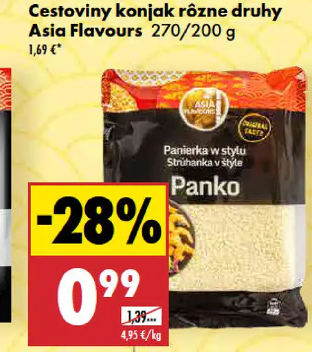 Asia Flavours cestoviny konjak rôzne druhy