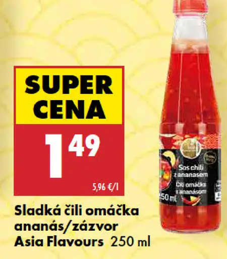 Asia Flavours sladká čili omáčka ananás/zázvor