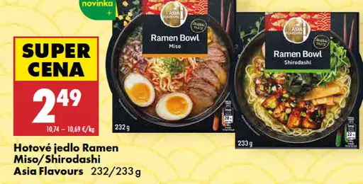Asia Flavours hotové jedlo Ramen Bowl Miso