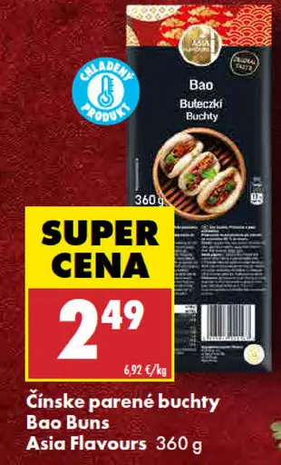 Asia Flavours Čínske parené buchty Bao Buns
