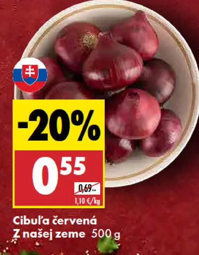 Cibuľa červená Z našej zeme