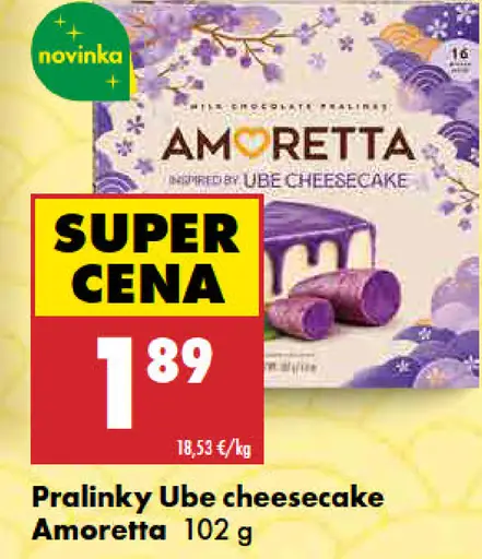 Pralinky Ube cheesecake Amoretta