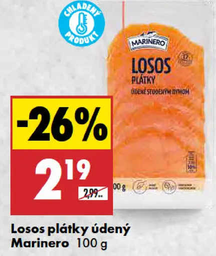 Marinero losos marinovaný plátky