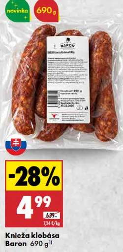 Baron Knieža klobása