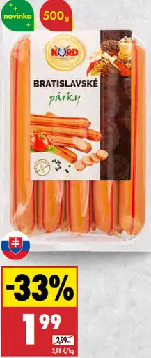 Bratislavské párky Nord