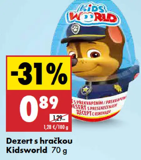 Kidsworld Dezert s hračkou