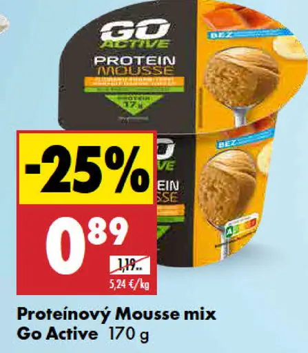 Go Active Proteínový Mousse mix