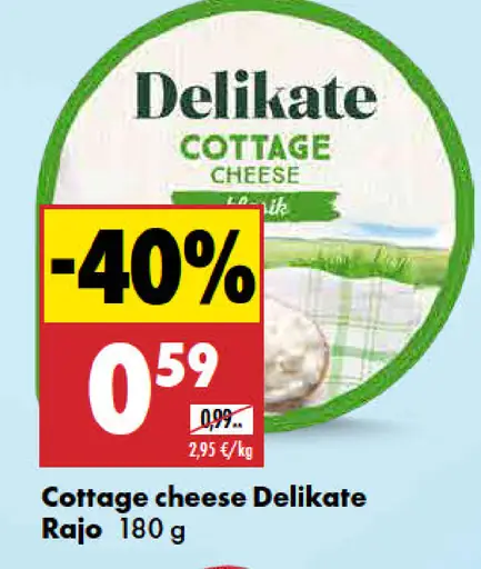 Cottage cheese Delikate Rajo