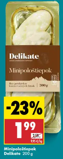 Minipološtiepok Delikate
