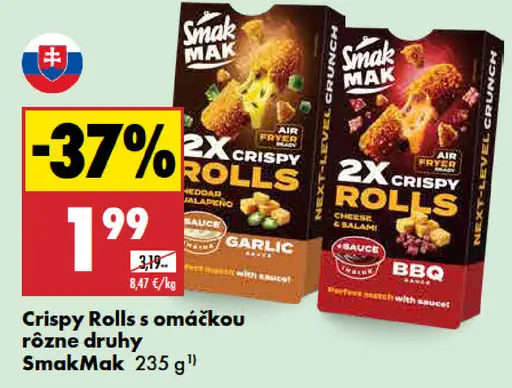 Crispy Rolls s omáčkou SmakMak