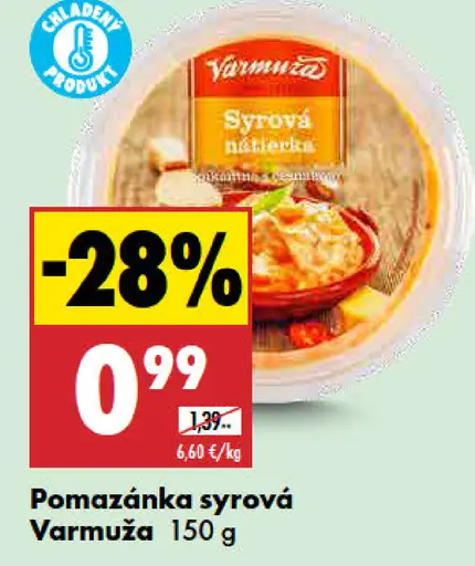 Pomazánka syrová Varmuža