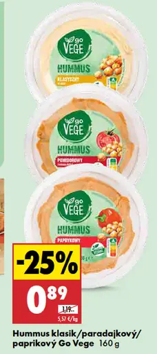 Hummus klasik Go Vege