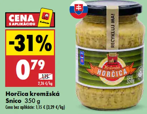 Horčica kremžská Snico
