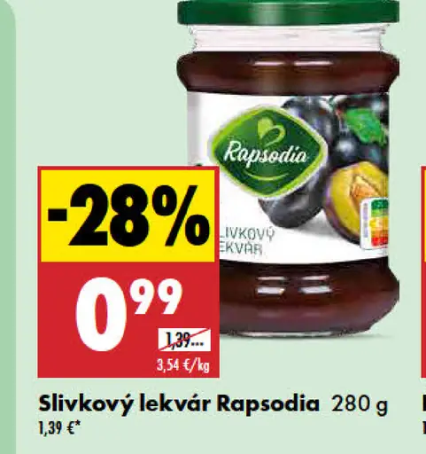Rapsodia Slivkový lekvár