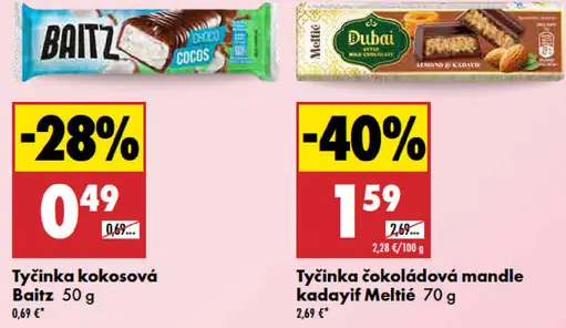 Baitz Tyčinka kokosová