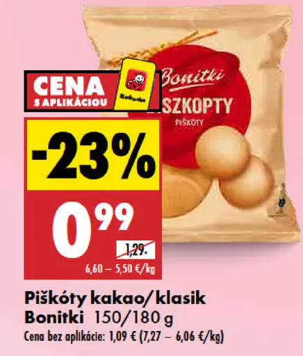 Bonitki piškóty kakao a klasik