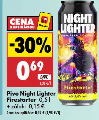 Night Lighter Firestarter plechovka