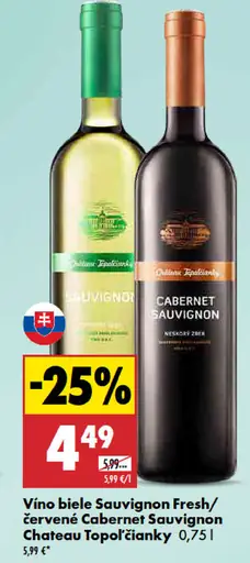 Víno biele Sauvignon Fresh
