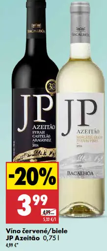 Víno červené JP Azeitão