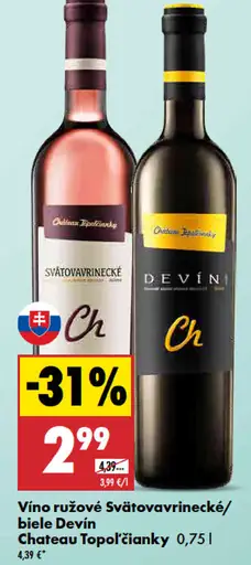 Chateau Topoľčianky Svätovavrinecké Vino ružové