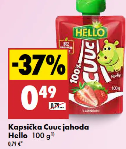 Hello Kapsička Cuuc jahoda