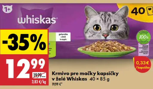Whiskas krmivo pre mačky