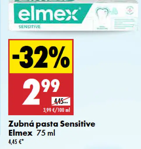 Zubná pasta Sensitive Elmex