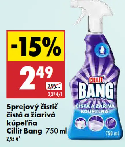 Cillit Bang Expert čistá a žiarivá kúpeľňa