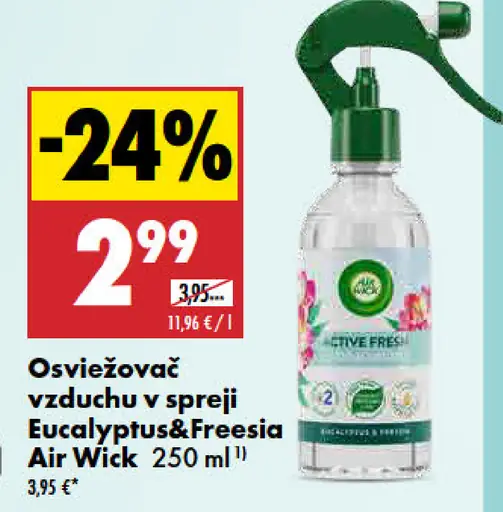 Air Wick osviežovač vzduchu v spreji Eucalyptus & Freesia