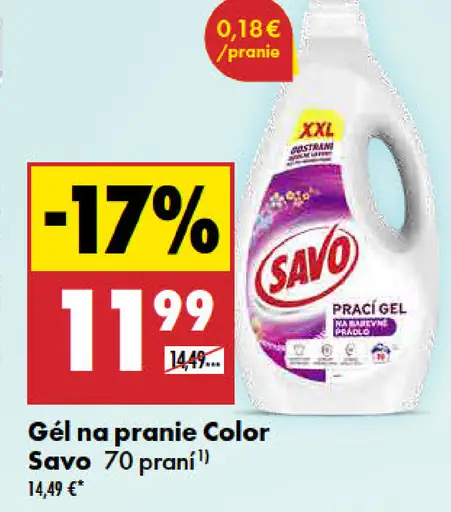 Savo Color gél na pranie
