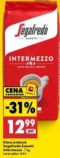 Segafredo Zanetti Káva zrnková Intermezzo