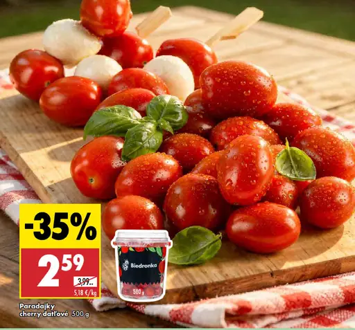 Paradajky cherry datľové