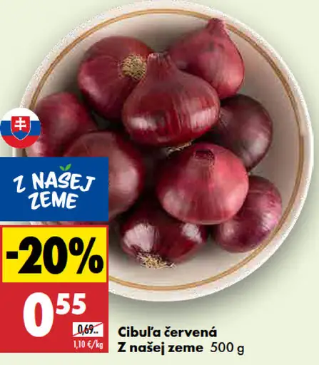 Cibuľa červená Z našej zeme
