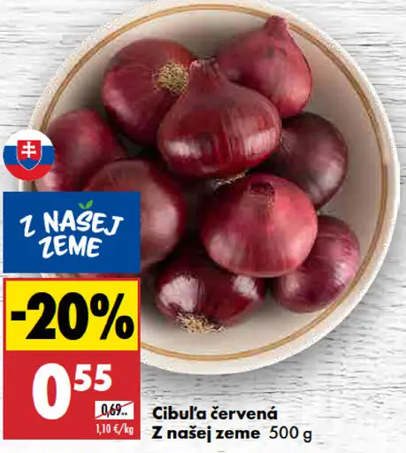 Cibuľa červená Z našej zeme