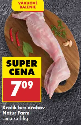 Králik bez drobov Natur Farm