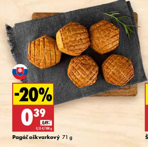 Pagáč oškvarkový