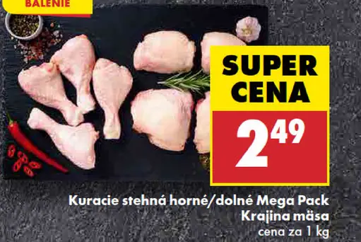 Kuracie stehná horné / dolné mega pack
