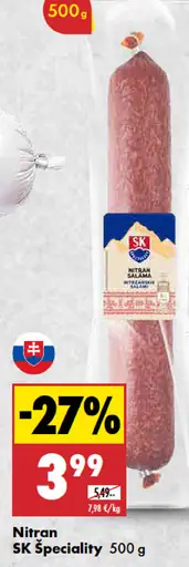 Nitran SK špeciality saláma