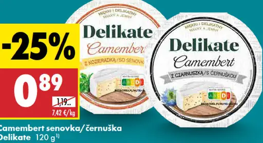Camembert senovka Delikate