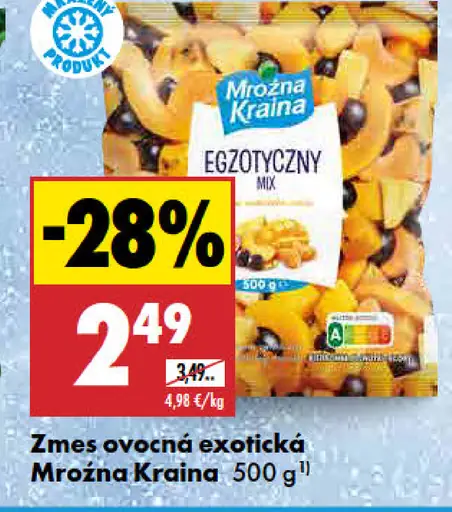 Mroźna Kraina zmes ovocná exotická
