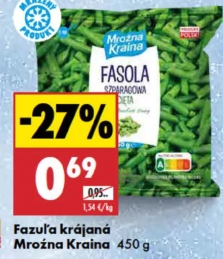 Mroźna Kraina fazuľa špargľová