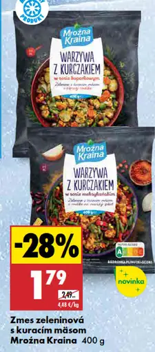 Mroźna Kraina zeleninová zmes s kuracím mäsom