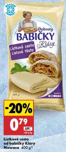 Nowaco lístkové cesto od babičky Kláry