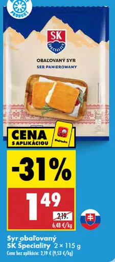 SK Špeciality Obalovaný syr