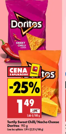 Tortily Sweet Chilli/Nacho Cheese Doritos