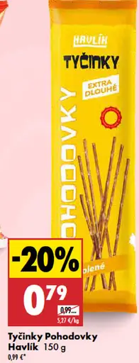 Havlík Tyčinky pohodovky